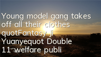 Young model gang takes off all their clothes 