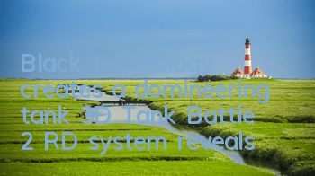 Black technology creates a domineering tank 