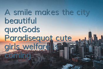 A smile makes the city beautiful 