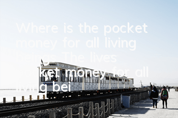 Where is the pocket money for all living beings? The lives pocket money for all living beings