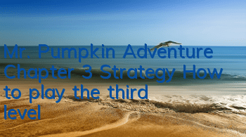 Mr. Pumpkin Adventure Chapter 3 Strategy How to play the third level