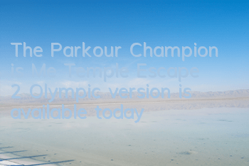 The Parkour Champion is Me 