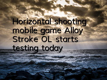 Horizontal shooting mobile game 