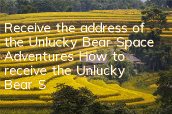 Receive the address of the Unlucky Bear Space Adventures How to receive the Unlucky Bear Space Adventures