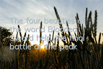 The four beauties of the world 