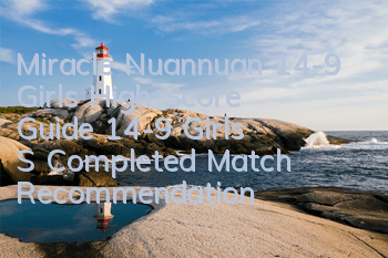 Miracle Nuannuan 14-9 Girls' High Score Guide 14-9 Girls' S Completed Match Recommendations