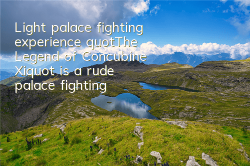 Light palace fighting experience 