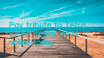 Pay tribute to Tetris 