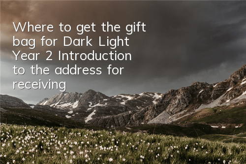 Where to get the gift bag for Dark Light Year 2? Introduction to the address for receiving gift bags