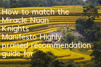 How to match the Miracle Nuan Knight's Manifesto? Highly praised recommendation guide for selection competition