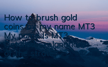 How to brush gold coins by my name MT3? My name is MT3. Detailed explanation of the strategy for quick brush gold coins by my name MT3.