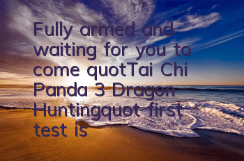 Fully armed and waiting for you to come 