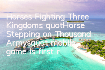 Horses Fighting Three Kingdoms