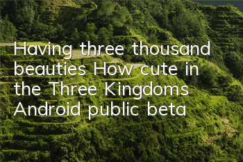 Having three thousand beauties 