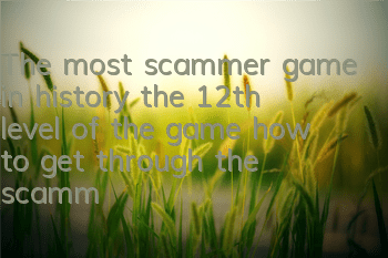 The most scammer game in history, the 12th level of the game, how to get through the scammer of the game, how to get through the scammer of the game,