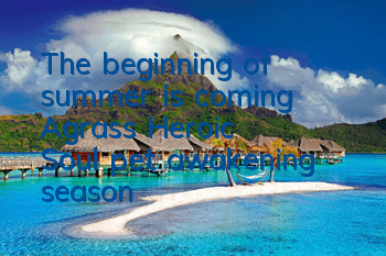 The beginning of summer is coming, Agras's 