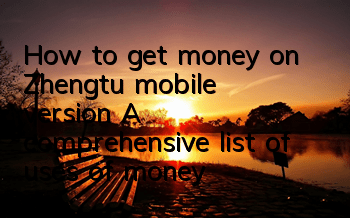 How to get money on Zhengtu mobile version? A comprehensive list of uses of money