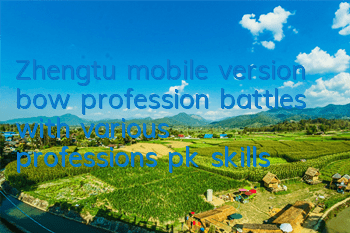 Zhengtu mobile version bow profession battles with various professions pk skills