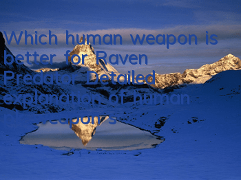 Which human weapon is better for Raven Predator? Detailed explanation of human pk weapon selection