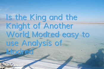 Is the King and the Knight of Another World Modred easy to use? Analysis of Modred