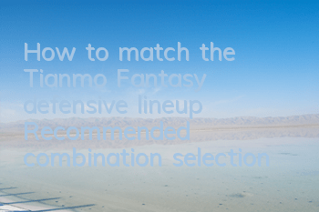 How to match the Tianmo Fantasy defensive lineup? Recommended combination selection