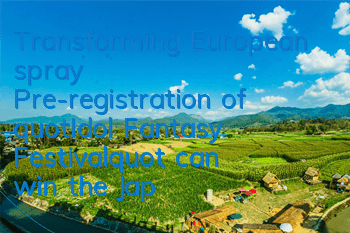 Transforming European spray? Pre-registration of 