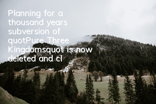 Planning for a thousand years, subversion of 