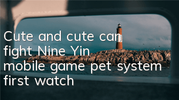 Cute and cute can fight