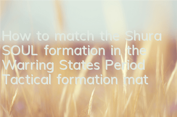 How to match the Shura SOUL formation in the Warring States Period? Tactical formation matching strategy