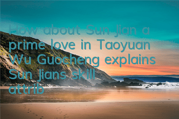 How about Sun Jian, a prime love in Taoyuan? Wu Guocheng explains Sun Jian’s skill attributes in detail