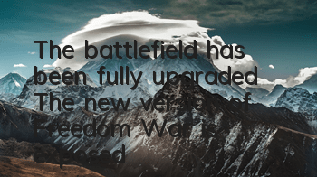 The battlefield has been fully upgraded! The new version of 
