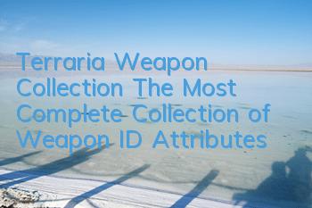 Terraria Weapon Collection The Most Complete Collection of Weapon ID Attributes
