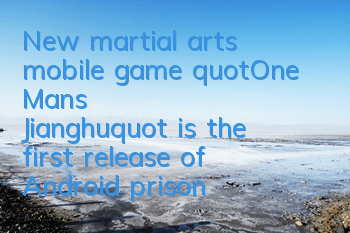 New martial arts mobile game 