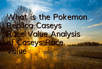 What is the Pokemon Replica Casey's Race Value? Analysis of Casey's Race Value