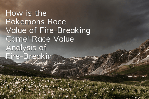 How is the Pokemon's Race Value of Fire-Breaking Camel Race Value Analysis of Fire-Breaking Camel Race Value