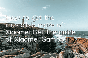 How to get the incredible maze of Xiaomei? Get the guide of Xiaomei Gambou