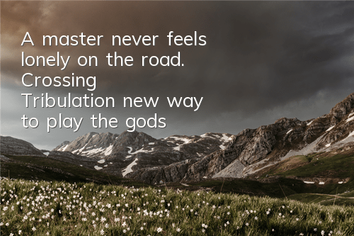 A master never feels lonely on the road. 
