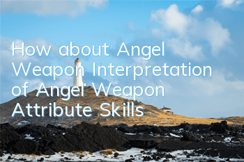 How about Angel Weapon? Interpretation of Angel Weapon Attribute Skills