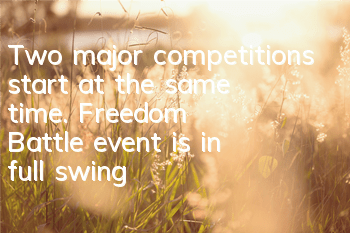 Two major competitions start at the same time. 