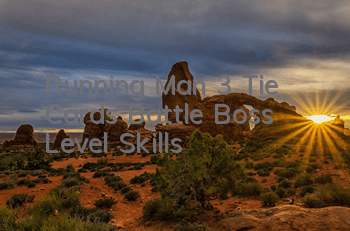 Running Man 3 Tie Cards Battle Boss Level Skills