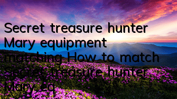 Secret treasure hunter Mary equipment matching How to match Secret treasure hunter Mary equipment