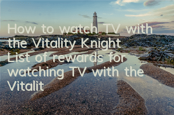 How to watch TV with the Vitality Knight? List of rewards for watching TV with the Vitality Knight