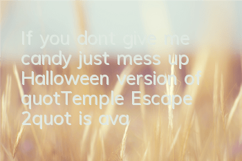 If you don’t give me candy, just mess up! Halloween version of 