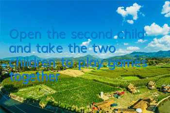 Open the second child and take the two children to play games together!