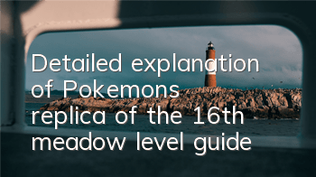 Detailed explanation of Pokemon's replica of the 16th meadow level guide