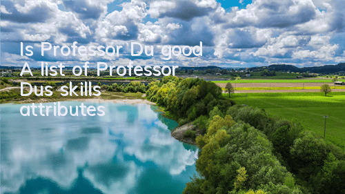 Is Professor Du good? A list of Professor Du's skills attributes?