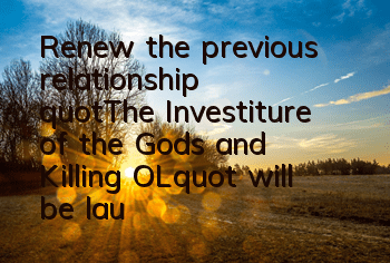 Renew the previous relationship 