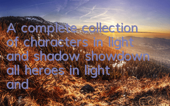 A complete collection of characters in light and shadow showdown, all heroes in light and shadow showdown
