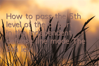 How to pass the 5th level of the airport in the independent defense line mode? The 5th level of the airport