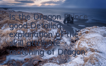 Is the Dragon Prince good? Detailed explanation of the skill attribute matching of Dragon Prince